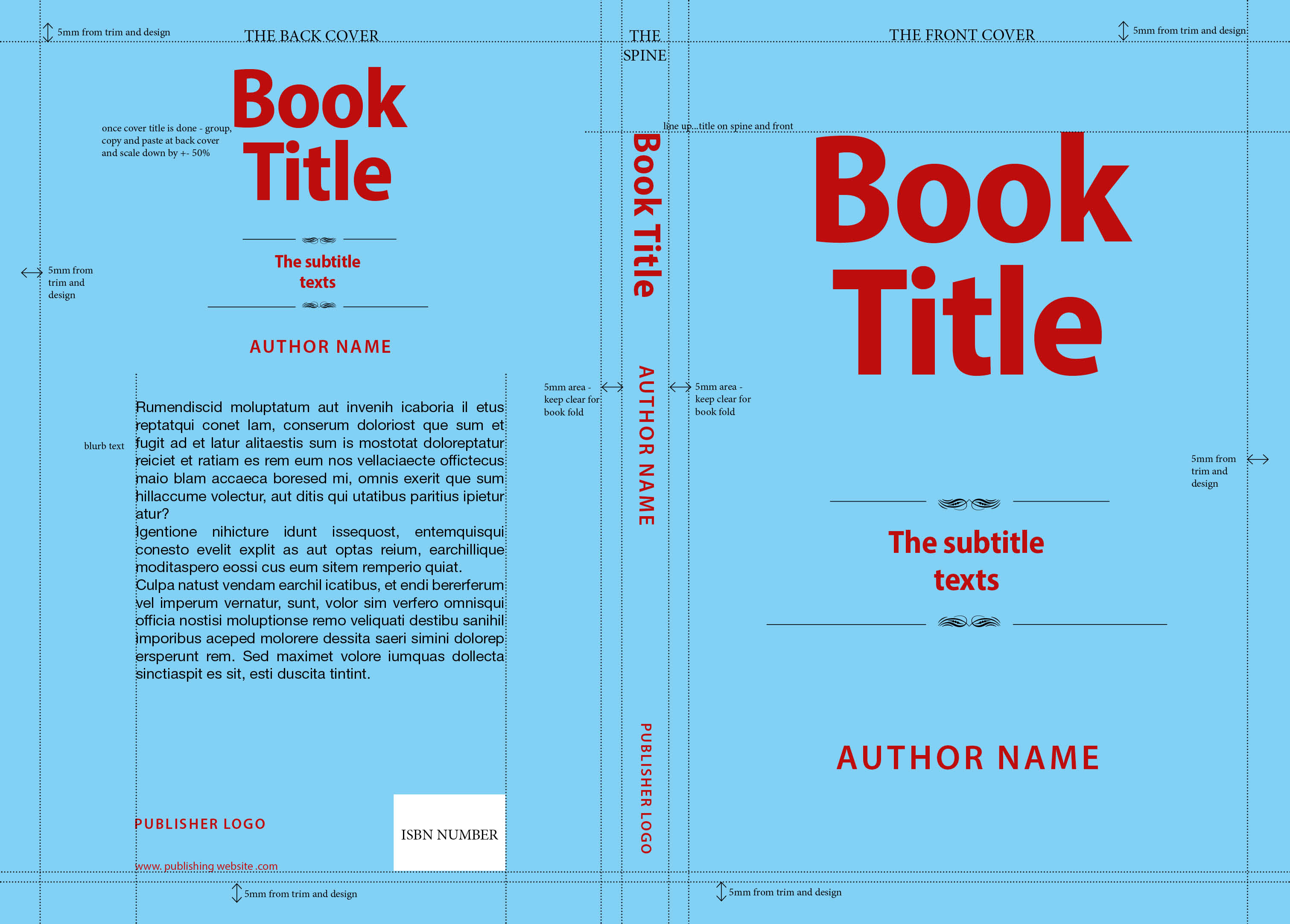 what is a book template