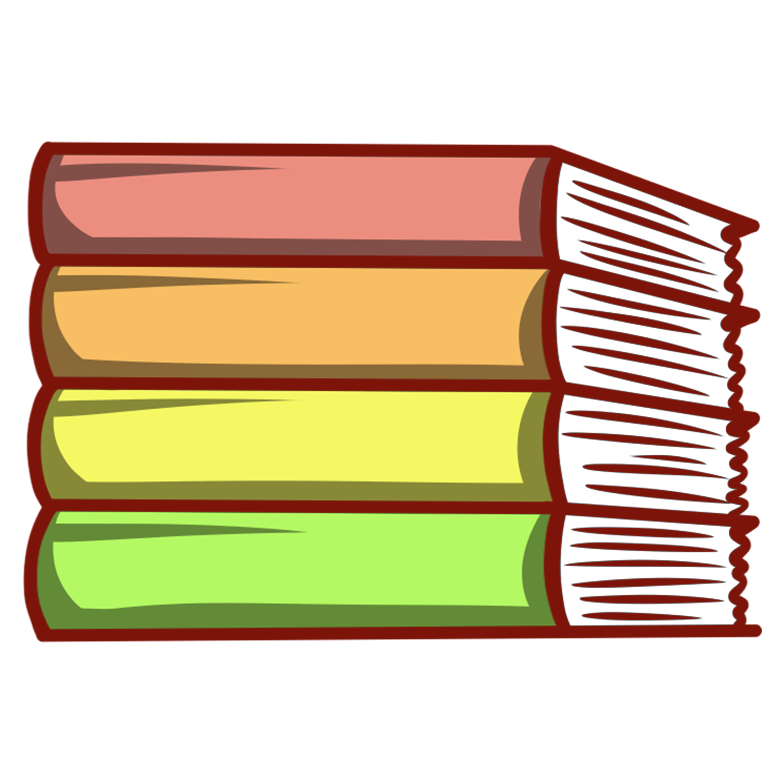 Stacked Book Clipart 10 