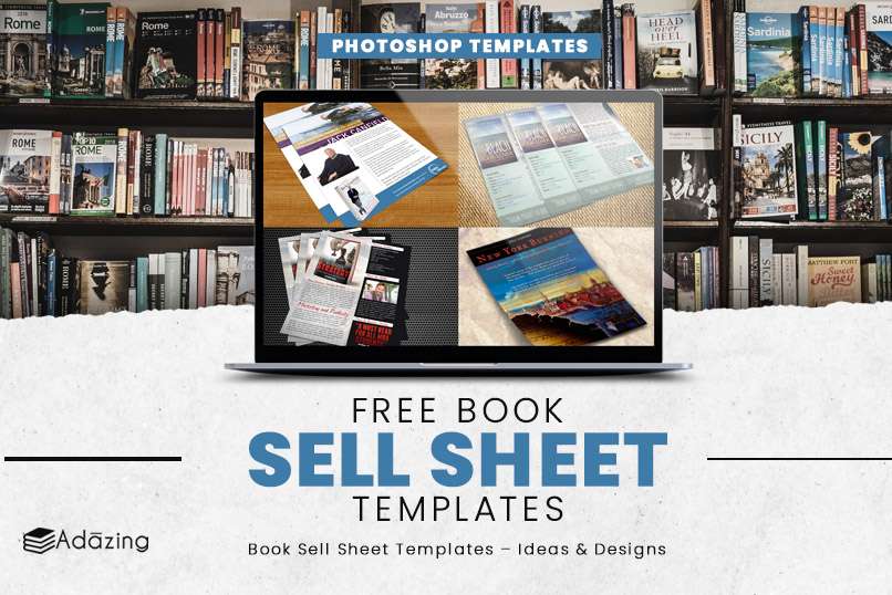 Book Sell Sheet Templates Ideas Designs