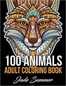 Libro da colorare per bambini: 100 animali tra cui animali da fattoria,  animali della giungla, animali del bosco e animali marini (Paperback)