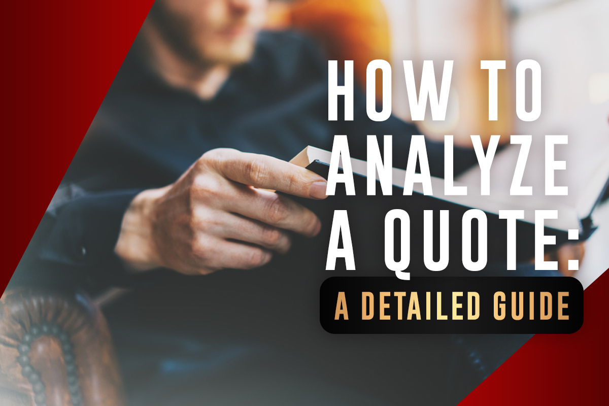 How To Analyze A Quote A Detailed Guide