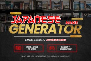 random japanese name generator