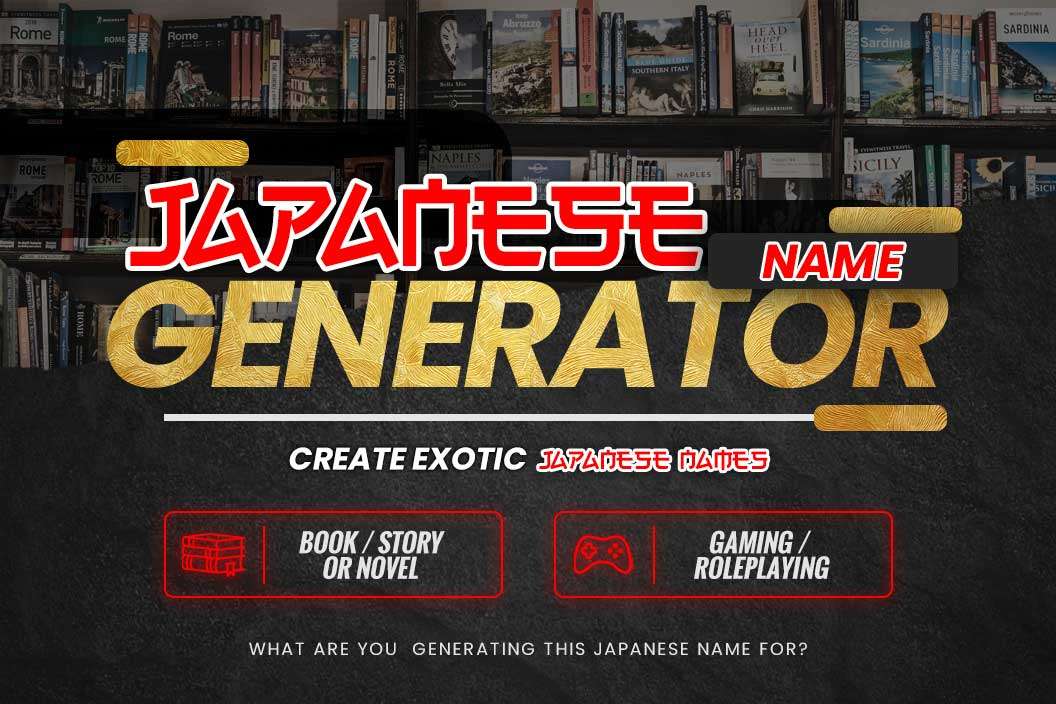 Japanese Name Generator Create Exotic Japanese Names