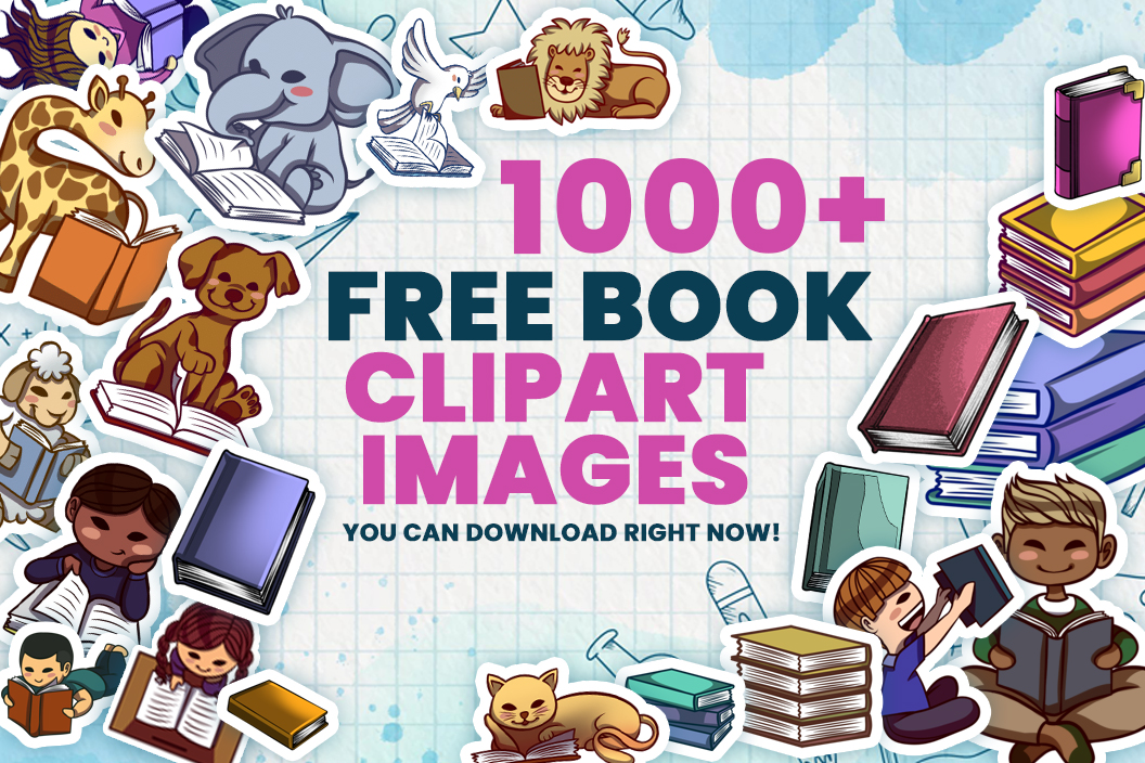 10 books clipart reading