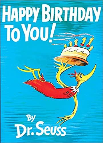 dr seuss book covers happy birthday to you