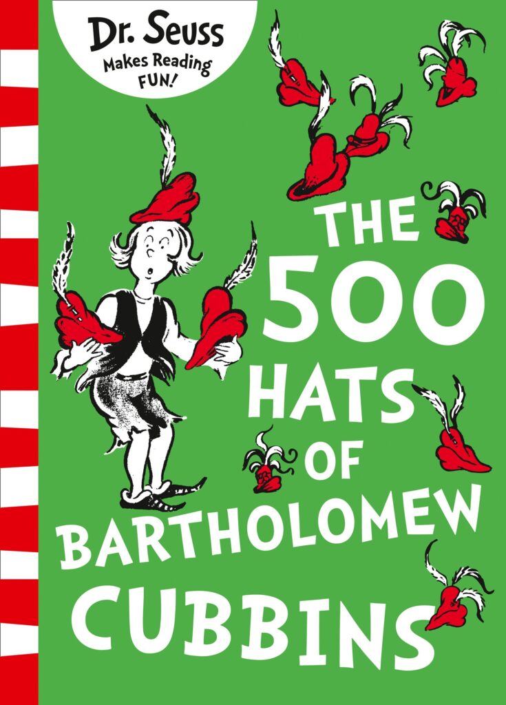 dr seuss book covers harpercollins the 500 hats of bartholomew cubbins
