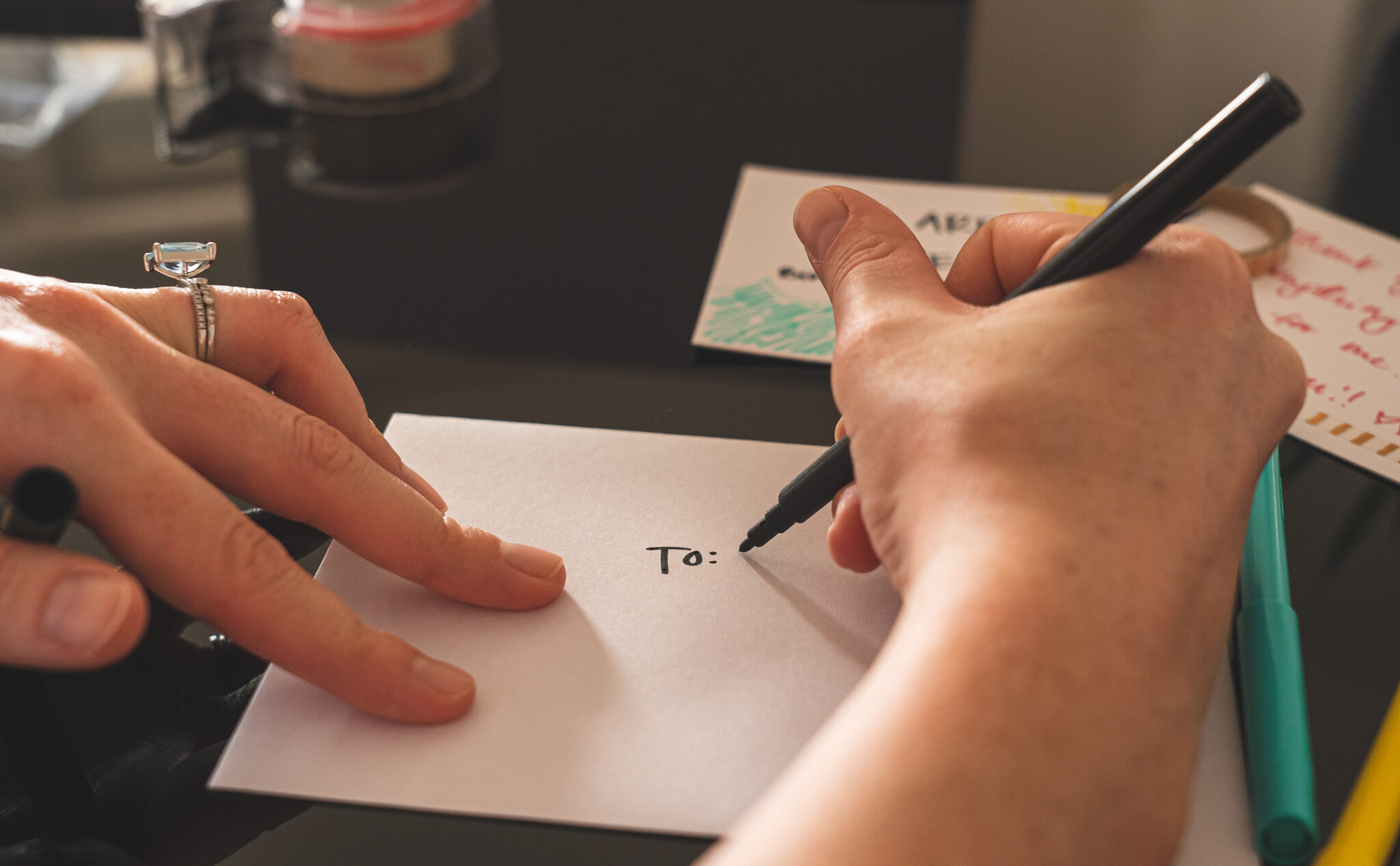 Can You Write On An Envelope In Blue Ink