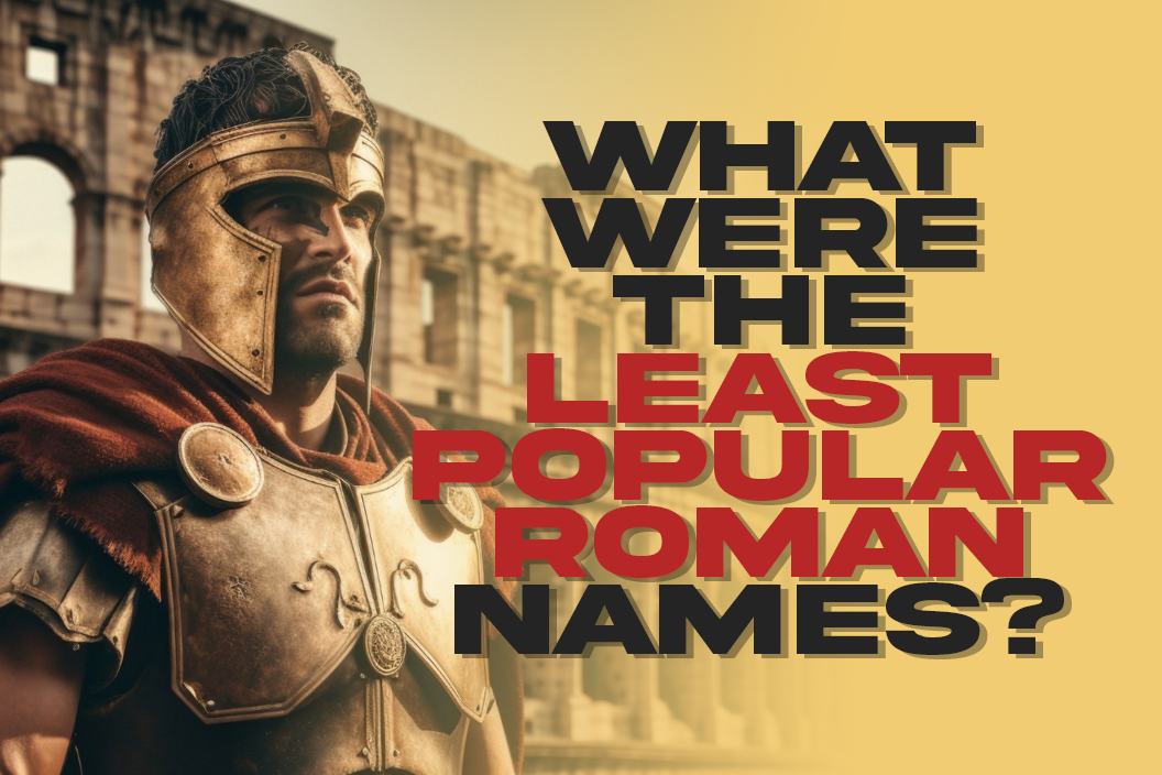 What were the least popular Roman names