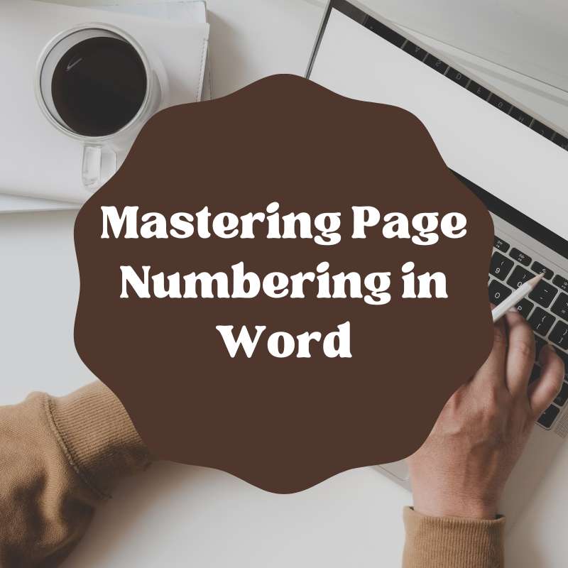 page numbering in word