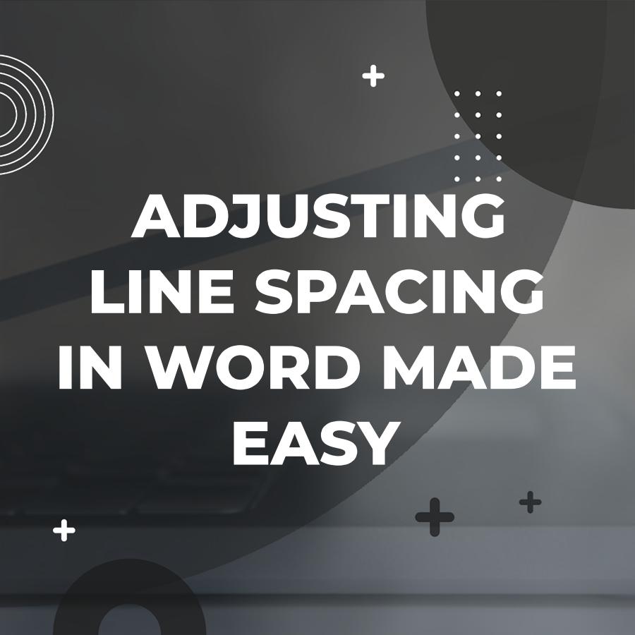 how to change line spacing in word