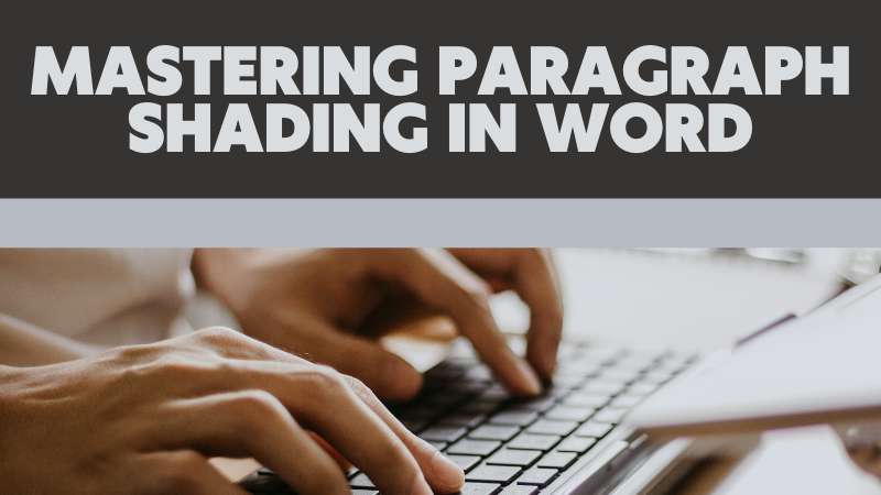 paragraph shading in word